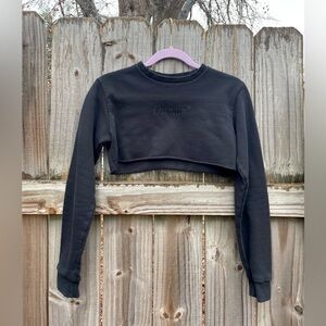 Lounge Apparel Crop Sweatshirt